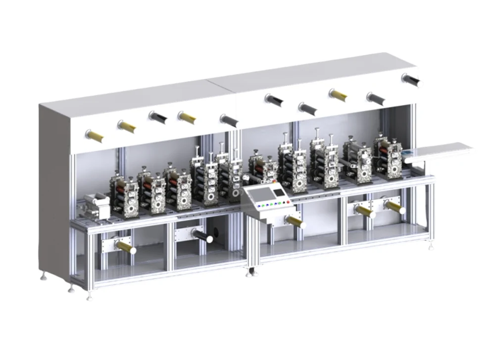 Máquina de produção de almofada de aterramento eletrocirúrgica de borda completa