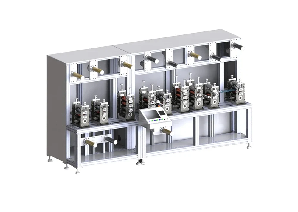 Máquina de produção de almofada de aterramento eletrocirúrgica horizontal