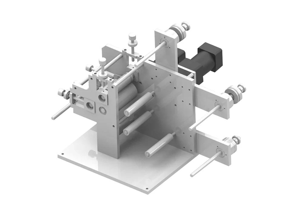 Máquina de corte e vinco adesiva em miniatura