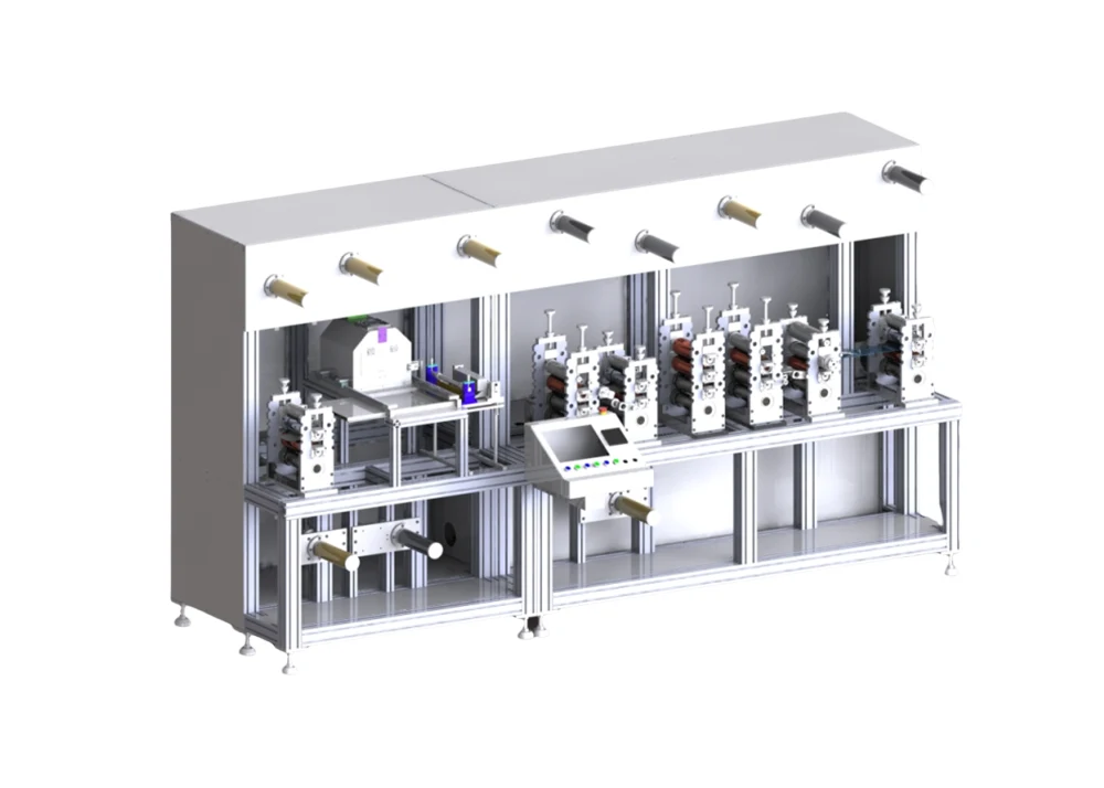 Máquina de produção de almofada de aterramento eletrocirúrgica vertical